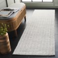 thumbnail image 2 of SAFAVIEH Glamour Flanagan Wavy Striped Runner Rug, Gray/Ivory, 2'3" x 8', 2 of 7