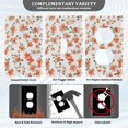 thumbnail image 3 of Yayeee Toggle Light Switch Wall Plate 1-Gang 4.5"x2.7" Home Decorative Outlet Cover, Small Floral Blooms, 3 of 7