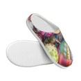 thumbnail image 3 of Yiaed Easter Eggs Print Slippers Fuzzy Warm Cozy Slippers Non Slip House Slippers For Indoor Outdoor Slippers House Slippers-13, 3 of 7