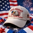 thumbnail image 2 of Red Friday Art Printed Baseball Cap With Adjustable Snapback Closure For Men And Women, 2 of 5
