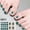 D, variant on TopLLC Nail Art Accessories Foot Stickers Foot Nail Stickers For Female DIY Nail Decoration Art nail stickers