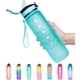thumbnail image 1 of Botella de agua potable a prueba de fugas de 32 oz con marcador de tiempo y pajita para garantizar que beba suficiente agua durante todo el día para los entusiastas del ejercicio y el aire libre Xemadio LRWJ259-1, 1 of 7