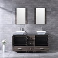 thumbnail image 3 of Wonline 60" Double PLY Wood Bathroom Vanity Cabinet with Square Ceramic Sink and Mirror Combo, 3 of 8