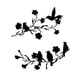 thumbnail image 5 of Escultura de pared de metal con forma de pájaro, decoración abstracta moderna para colgar en la pared del jardín 2 piezas, 5 of 9