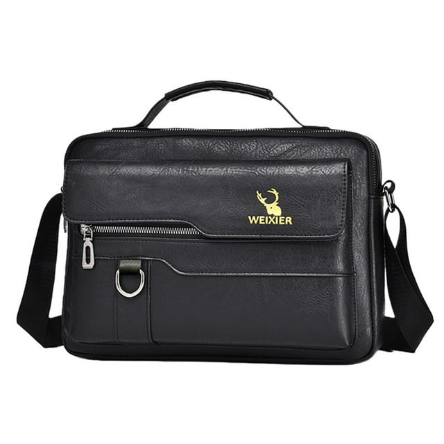 Black Horizontal Men'S Business Work Storage Shoulder Bag/Tote Bag D, Men'S Business Work Organizer Shoulder & Handbag – Stylish Functional Design for Perfect for Daily Commuting and Storage