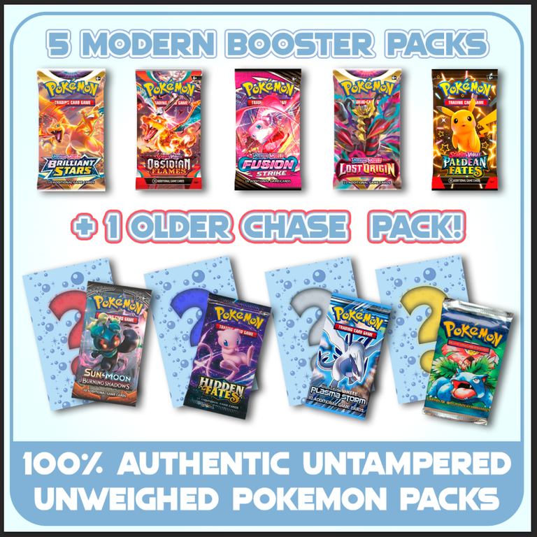 Guaranteed Vintage Pokmon Mystery Pack! (Guaranteed Sun/Moon or Earlier!)  Skiplup's Secret Stash Packs - Walmart.com
