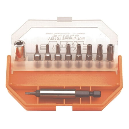 

11 Piece T8H-T40H Torx Security Bit Set