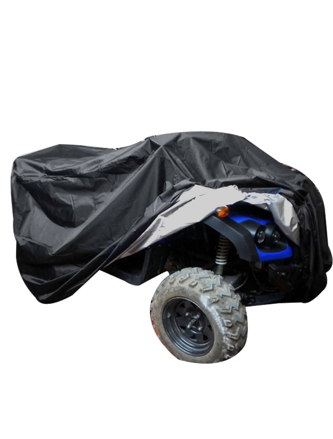 Waterproof Weather Dust Resistant Quad Bike ATV Cover Black 256cm Long