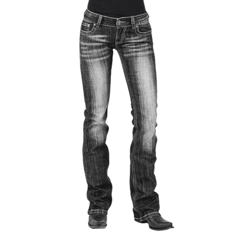 Washed Bootcut Jeans - Walmart 