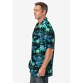 thumbnail image 3 of Men's Big & Tall Tropical Rayon Short-Sleeve Shirt, 3 of 6