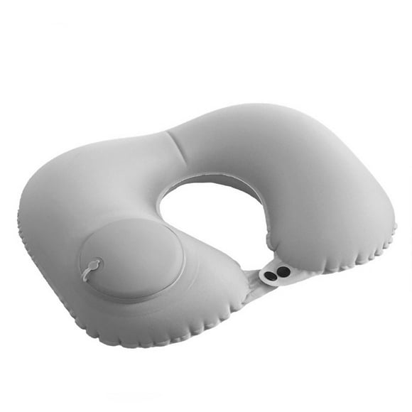Almohada Inflable De Prensa Almohada Inflable De Viaje En Forma De U Para El Cuello Vogacara HA024853-02