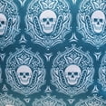 thumbnail image 3 of Outdoor Skull Pillow-Blue, 3 of 5