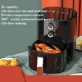 thumbnail image 3 of 5L Portable Air Fryer 220V/1350W Lager Capacity  Smoke-Free Air Oven Household Opaque  Electric Fryer JTG-01Kitchen Appliances, 3 of 9