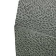 thumbnail image 4 of GDF Studio Spofford Modern Hammered Iron Geometric Side Table, Brushed Antique Silver, 4 of 8