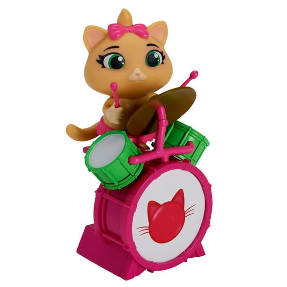 44 Cats - The Buffycats - 3" Pilou Figure with Drum Set