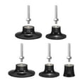 thumbnail image 1 of Uxcell 5-Pack 1" 2 "3" Disc Pad Holder Quick Change Discs 1/4" Shank Holder Mandrel for Die Grinder Sanding Discs, Black, 1 of 7