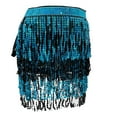 thumbnail image 1 of Bufanda de cintura con borlas encriptadas para danza del vientre para mujer, accesorios para la cintura, bufanda para la cadera, blusa para mujer, 1 of 2