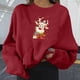 thumbnail image 1 of Pntutb Navidad moda mujer Casual manga larga impreso señoras sudaderas tops Pntutb Pntutb-2374, 1 of 9