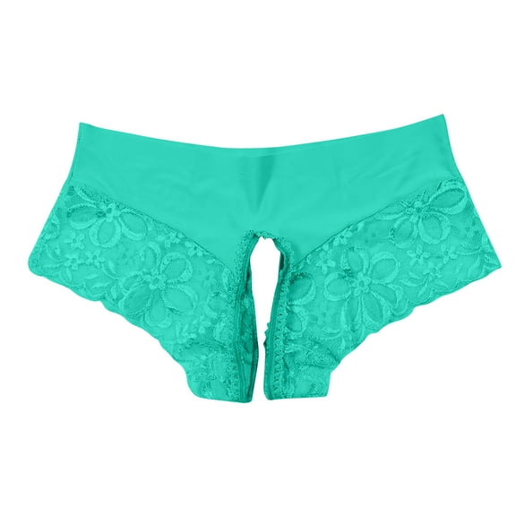 Ruimatai Women's Sexy Lace Thong Panties Lightweight Seamless Comfortable Breathable Underwear for Daily Wear & Couples