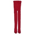 thumbnail image 3 of Cookie's Cable Knit Tights (Sizes 1 - 18) - red, 4 - 6 (Little Girls), 3 of 3