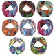 thumbnail image 1 of Paquete de 8 diademas africanas para mujer, diademas anchas estilo bohemio para el cabello de mujer, turbante anudado antideslizante, diademas africanas para hacer deporte, yoga,, 1 of 6