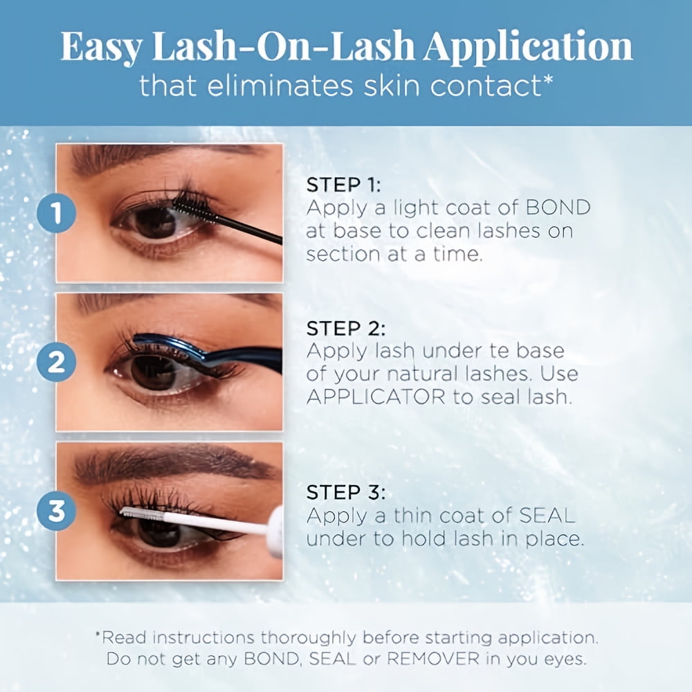 Ardell Seamless Extensions Refill Kit, Wispies (Pack of 4)