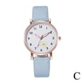 thumbnail image 1 of Simple And Fashionable Temperament Small Daisy Retro Belt Watch Girl Student Watch College Style Forest Quartz Watch, 1 of 1