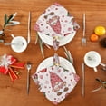 thumbnail image 4 of Coolnut Pink Lovely Elf Dwarf Cloth Napkins Set of 6, Durable Printed Washable Table Napkins for Valentines, Weddings, Dinners Parties Home Decor, 20 x 20 Inch Washcloth Gift, 4 of 7