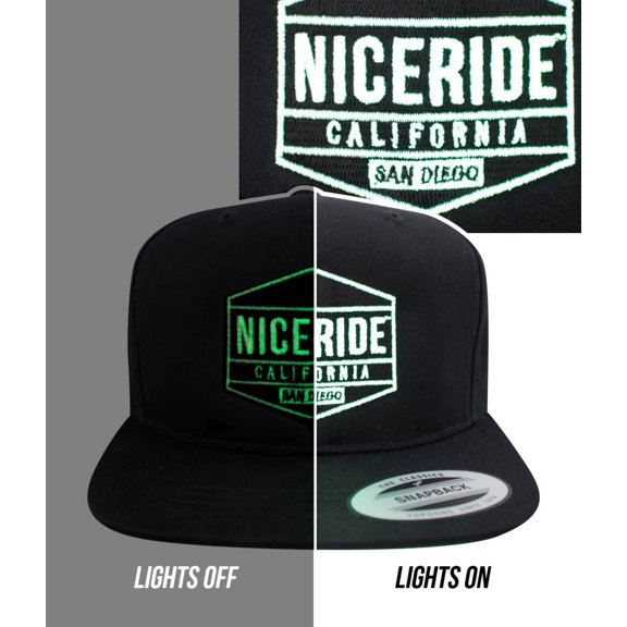 "Good Times" Black Unisex Evening Glow Youth Trucker Hat For Kids