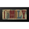 thumbnail image 2 of Reed, Tara 24x12 Black Modern Framed Museum Art Print Titled - Family Printer Block Panel I, 2 of 5