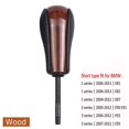 thumbnail image 1 of Pomo de palanca de cambios automático para coche de madera de nogal compatible con BMW E39 E46 E53 E60 E61 E63 E64 E83 E81 E82 E87 E90 E91 E92 E93, 1 of 4