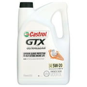 Castrol GTX Ultraclean 5W-20 Synthetic Blend Motor Oil, 5 Quarts, Case of 3