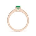 thumbnail image 2 of ANGARA Natural Octagonal 1 ct Emerald Cocktail Ring with Diamonds in 14K Rose Gold for Women (Size-7x5mm) | May Birthstone, Birthday, Anniversary, Jewelry Gift for Women | Natural Emerald Ring, 2 of 9