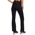 thumbnail image 3 of RBX Active Women's Fleece Lined Bootcut Pant Flare Legging with Zipper Pockets, 3 of 6