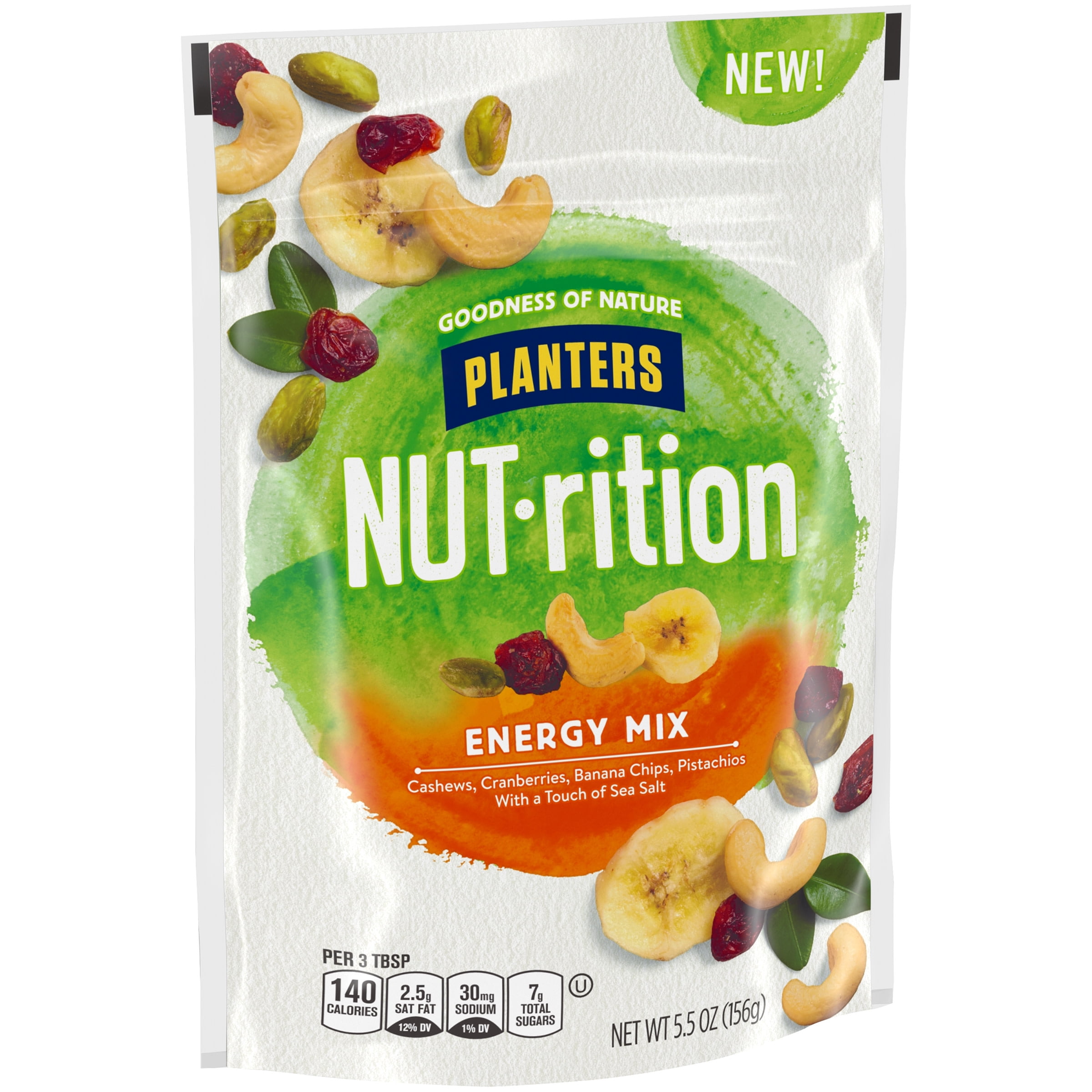 Planters NUTrition Energy Trail Mix With Lightly Salted Mixed Nuts