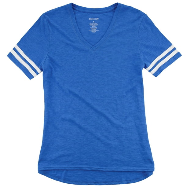 Hometown Clothing Bundle: Boxercrafy Sporty Slub Tee Shirt & 10% off coupon for a future purchase with us, Royal-XS