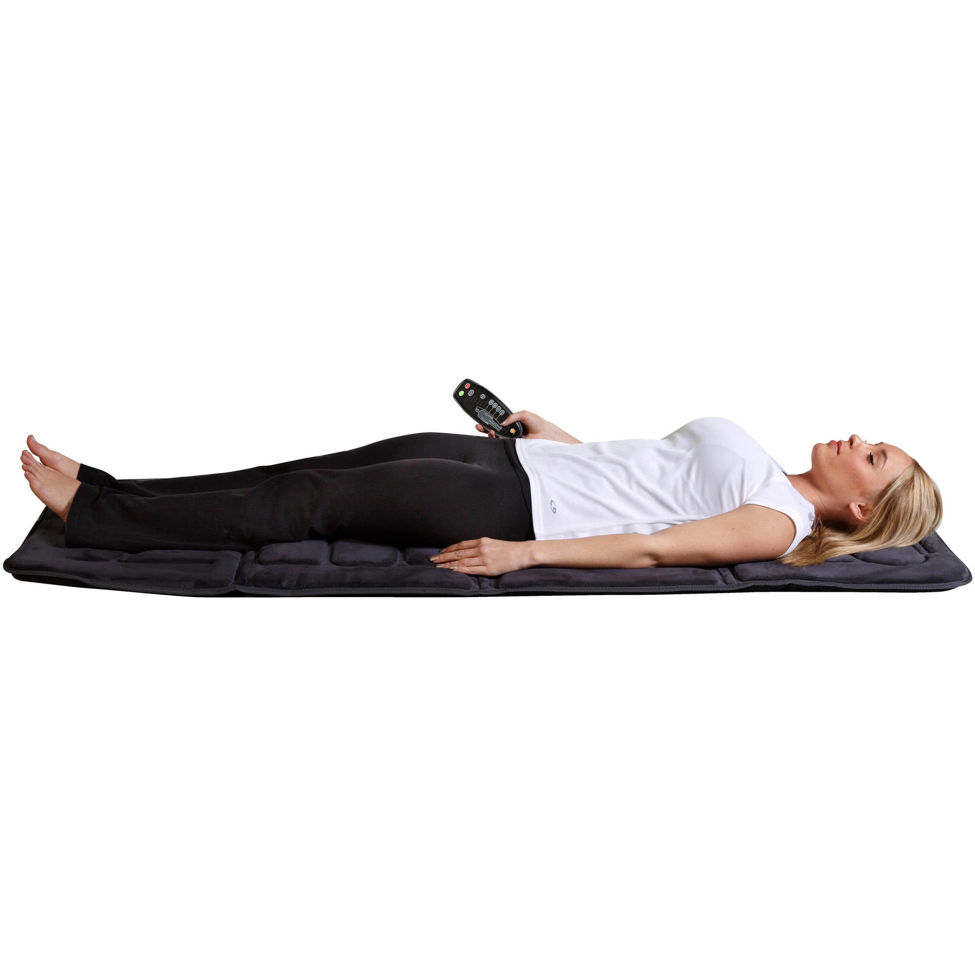 Relaxzen 60-2901 Lumbar Massage Cushion, Black