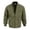 Army Green, variant on GrmtClth Jacket for Men Faux Suede Zip Up Stand Collar Bomber Outerwear with Side Pockets Spring Fall Business Casual Daily Coat Khaki L