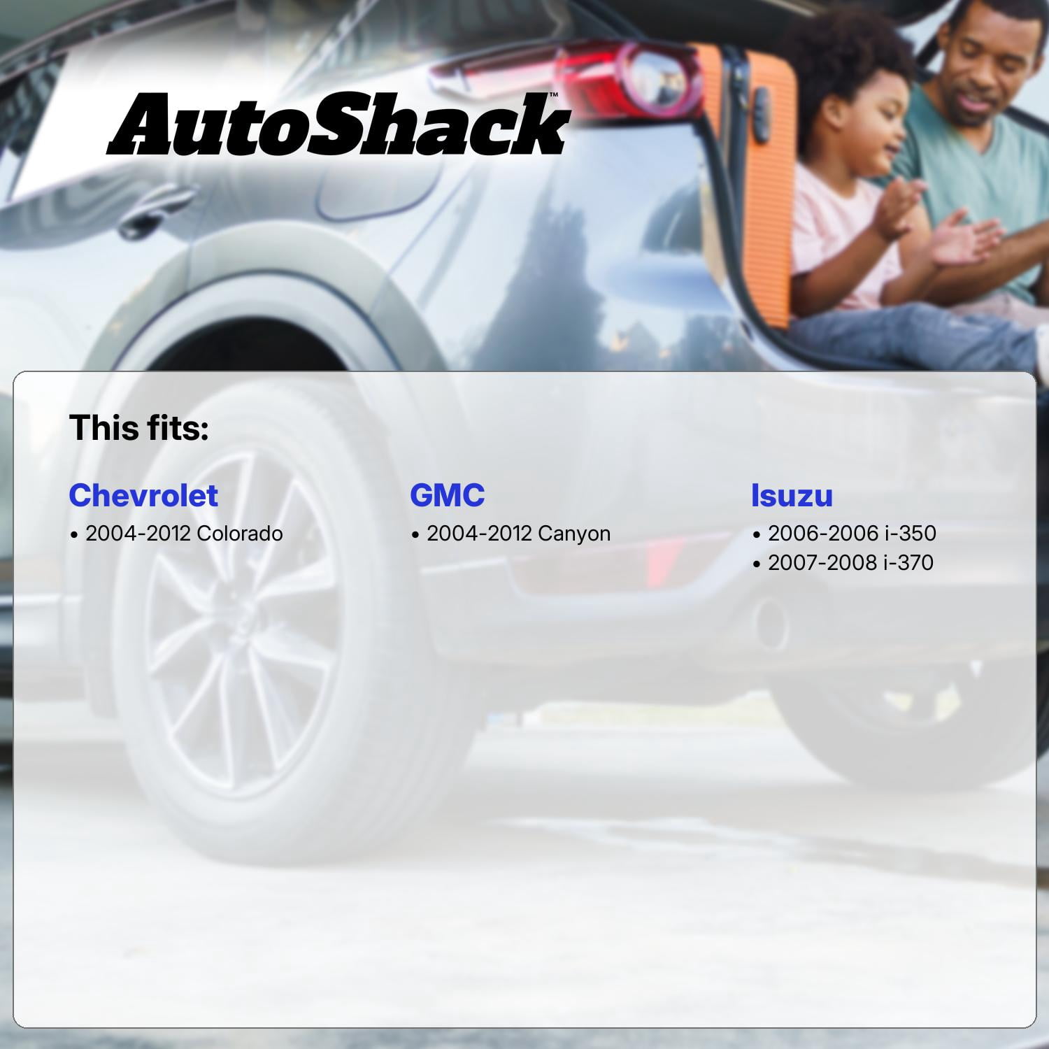 AutoShack Rear Shock Absorbers - Driver and Passenger Side for Chevrolet, GMC & Isuzu, Colorado 2004-2012 Canyon 2004-2012 i-370 2007-2008 i-350 2006, 4WD RWD L4 2.8L 2.9L L5 3.5L 3.7L V8 5.3L