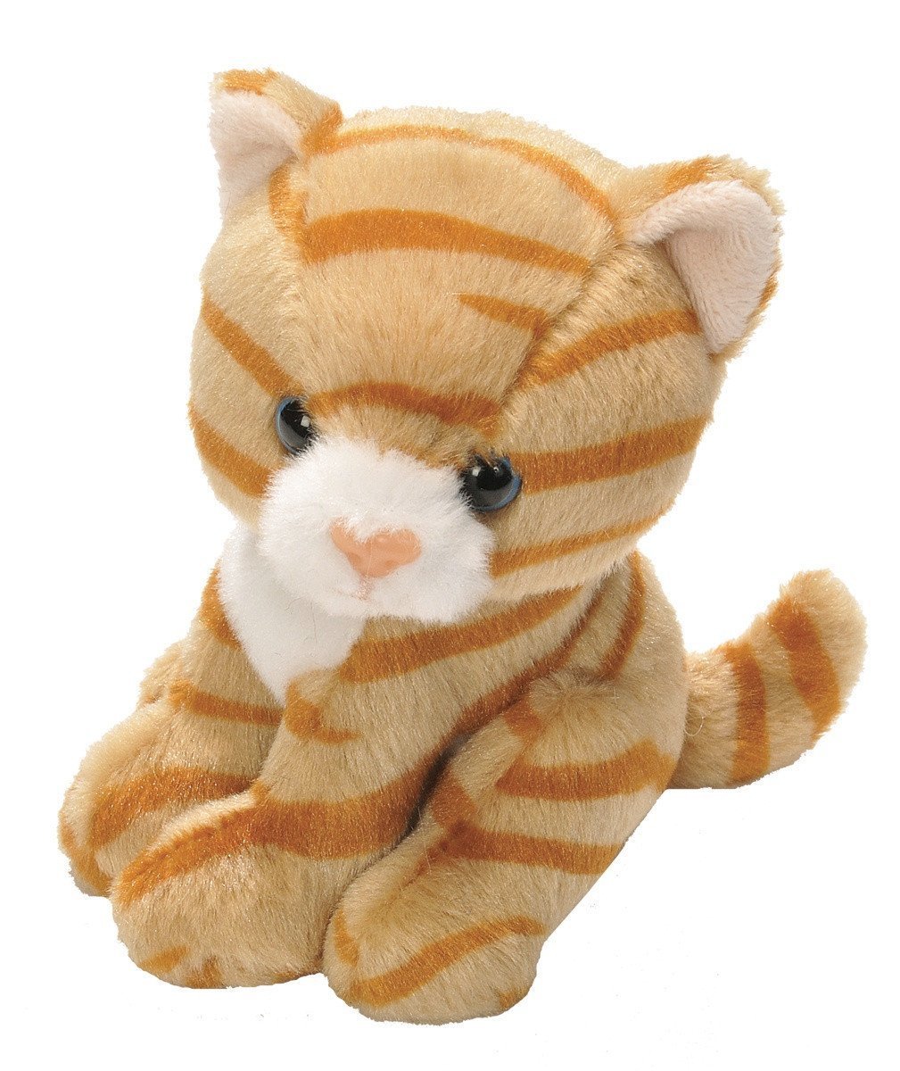 brown tabby cat soft toy