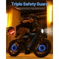 thumbnail image 6 of Electric Bike for Adults, 20" Fat Tire Bike, Peak 1500W Motor Full Suspension Mountain Electric Dirt Bike, Top 28 MPH Electric Motorcycle Black & Gray with Lock & Basket, 6 of 8