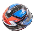 thumbnail image 5 of Zamp H753C2456 RZ-42Y Youth Helmet, Orange/Blue, 56, 5 of 15