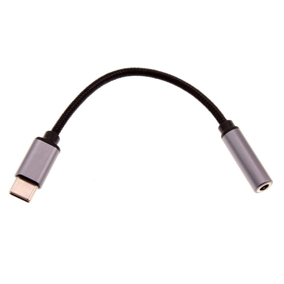 USB-C Earphone Adapter Headphone Audio Jack for Samsung Galaxy S25/Edge/Plus/Ultra - Port Converter 3.5mm Female to USB-C Male Adaptor Mic Support