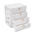 thumbnail image 4 of Desktop Storage Box with 4 Drawers and 1 Top Platform Modern PP Drawer Organizer Tabletop Mount, 4 of 15