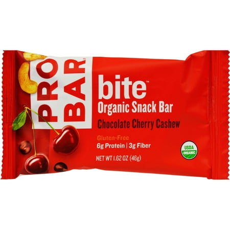 ProBar Bite Bar: Chocolate Cherry Cashew, Box of 12