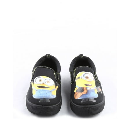 MINIONS TODDLER BOYS' CANVAS SNEAKERS (Best Deals On Mens Shoes)