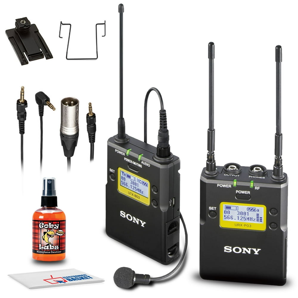 Sony UWPD21 CameraMount Wireless Omni Lavalier Microphone System