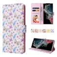 thumbnail image 3 of Compatible With Samsung Galaxy S22 Ultra 5g Case Retro Gilded Flower Pu Leather Rfid Blocking Wallet Cover, 3 of 3