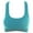 Sky Blue, variant on Lace Bra and Panty Set Women Seamless Stretch Sport Bra Padded Bralettes Tank Tops Workout Gym Yoga Vest V-Neck Convertible Bra Feature Hook and Eye Closure Wire-Free Bra Style Y-459 , White L