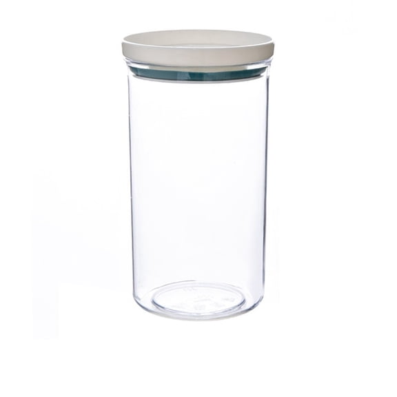 Clearance!Clear Plastic Storage Jar With Lid For Grains And Snacks
